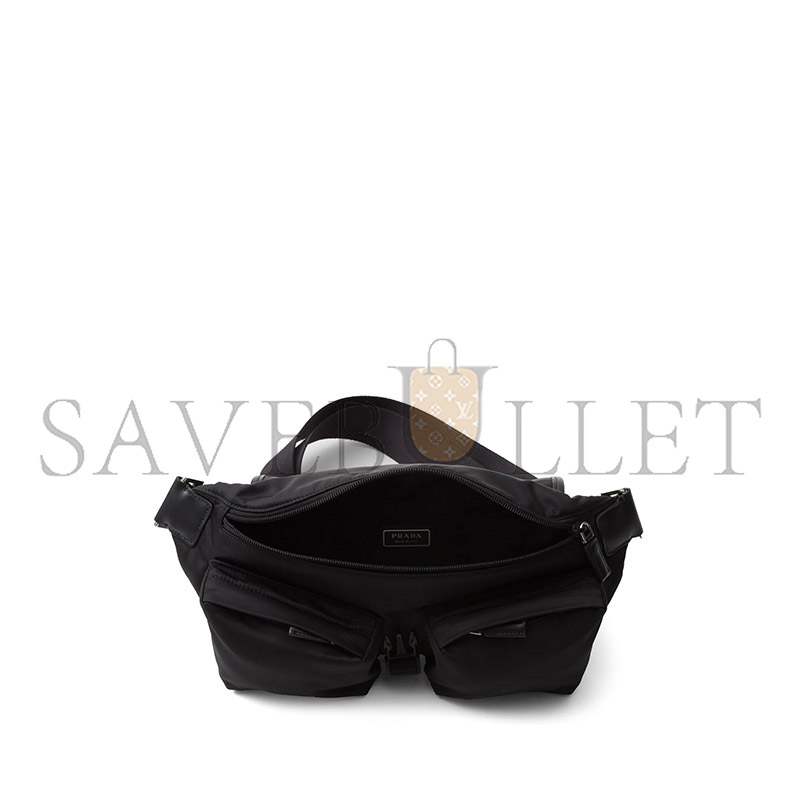 Pra*a re-nylon belt bag 2vh175 (27*18*7cm)